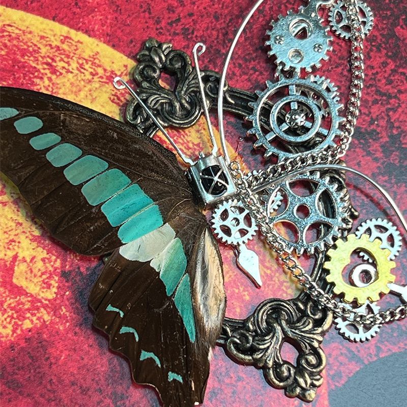 Art Craft Handmade - Zestaw DIY: Ramka Steampunk z Motylem,