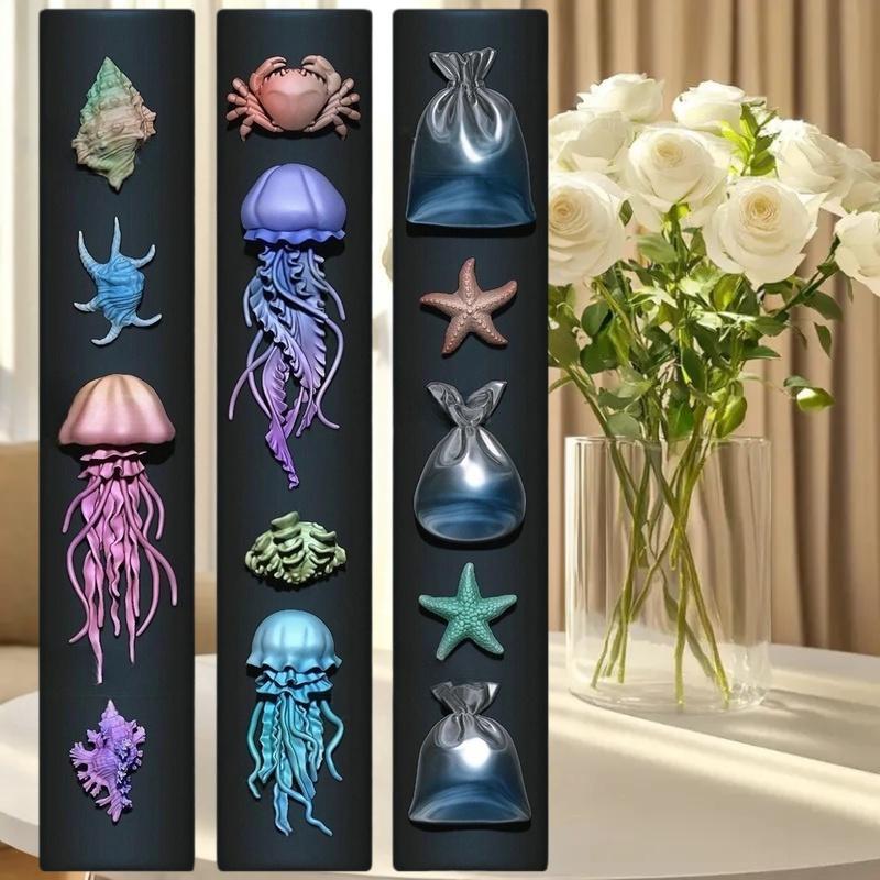 Art Craft Jellyfish - Forma do manicure do zdobienia paznokci;