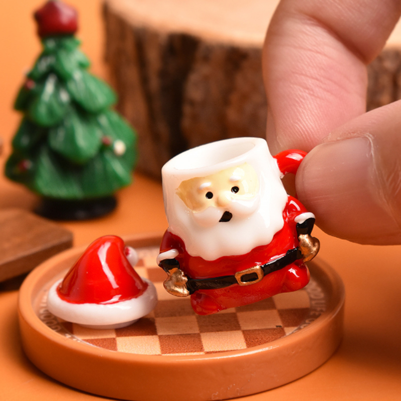 Art Craft Activity - Mini Święty Mikołaj w filiżance -