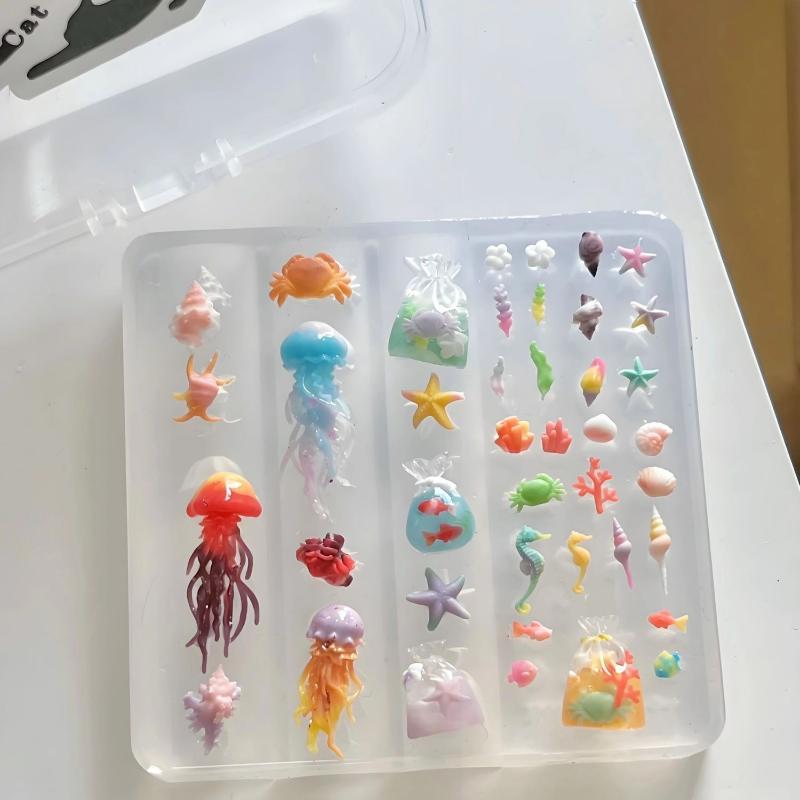 Forma silikonowa do paznokci 3 – Art Craft Jellyfish recenzja i cena