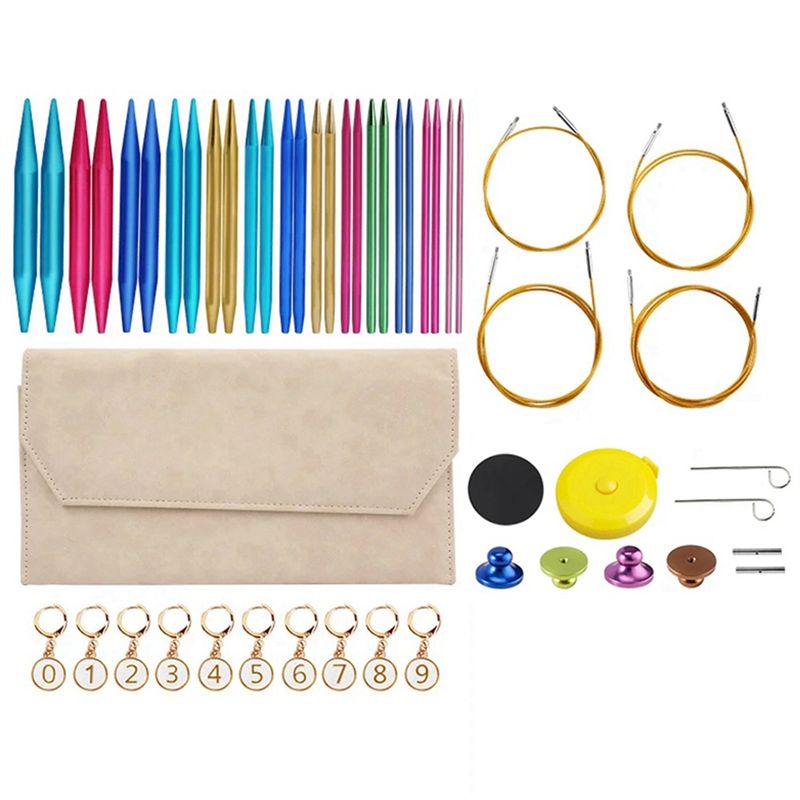 Zestaw wymiennych aluminiowych – Knitting Needle Circular recenzja i cena