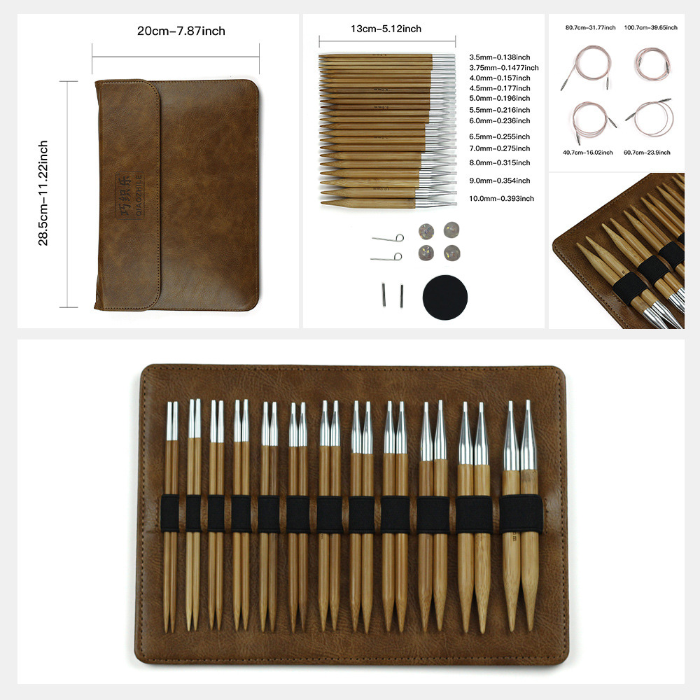 10 par bambusowych wymiennych  – Knitting Needle Circular recenzja i cena