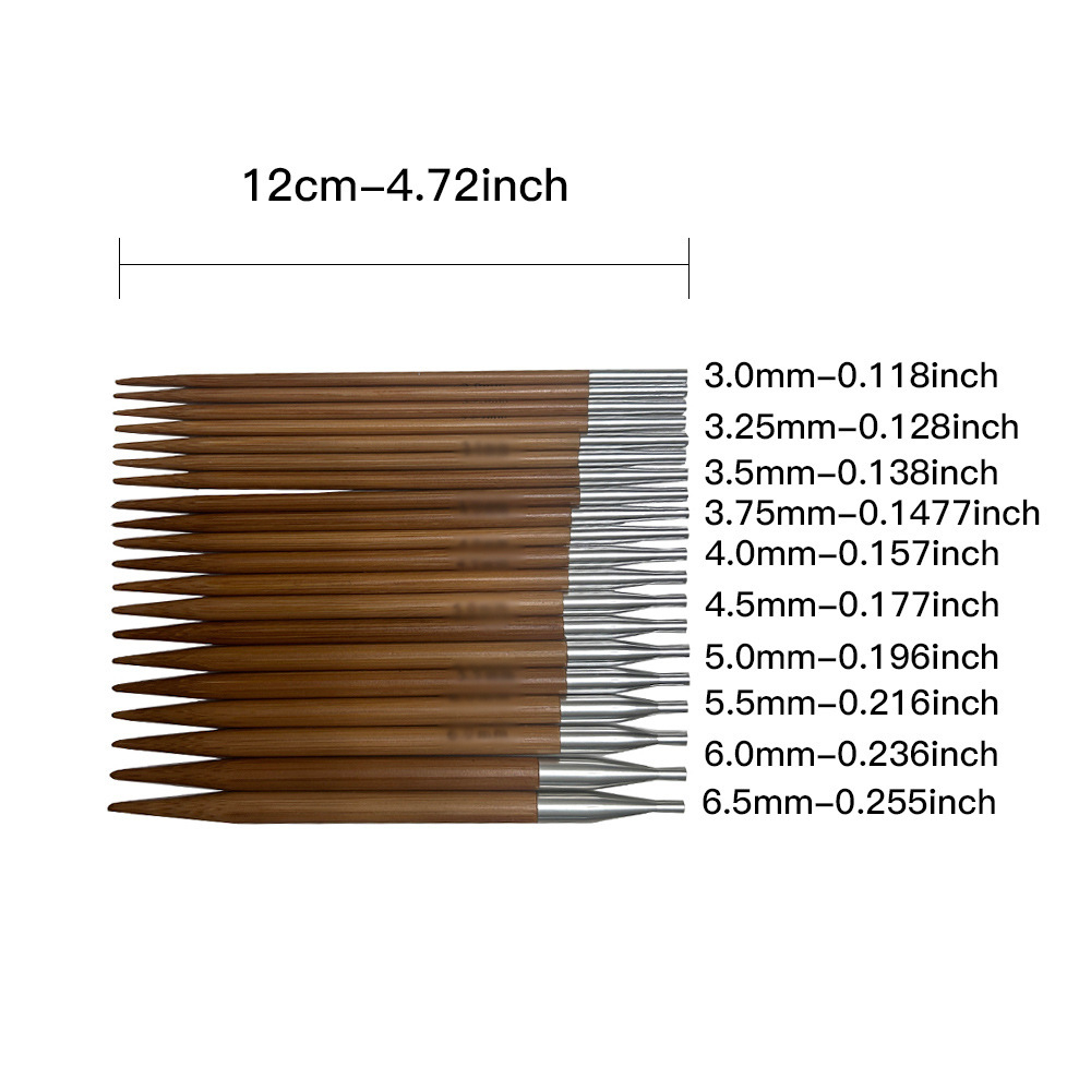 10 par bambusowych wymiennych  – Knitting Needle Circular recenzja i cena