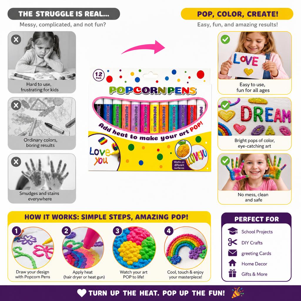 12 kolorowych 3D magicznych dł – Art Craft Activities recenzja i cena