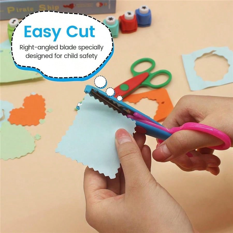 6 bezpiecznych, okrągłych noży – Art And Craft Zig Zag Scissors recenzja i cena