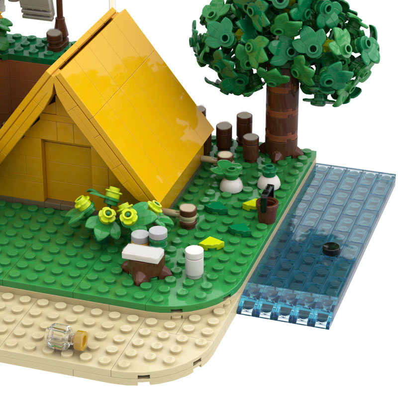 909 elementów MOC Animal Cross – Art Craft Village recenzja i cena