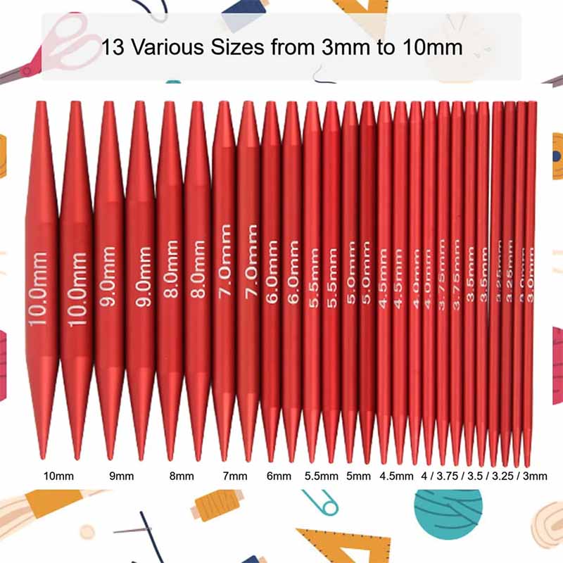 Zestaw 25 szt. drutów do robót – Knitting Needle Circular recenzja i cena
