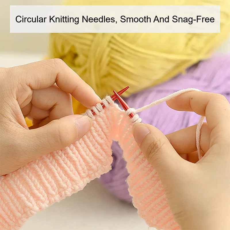 Zestaw 25 szt. drutów do robót – Knitting Needle Circular recenzja i cena